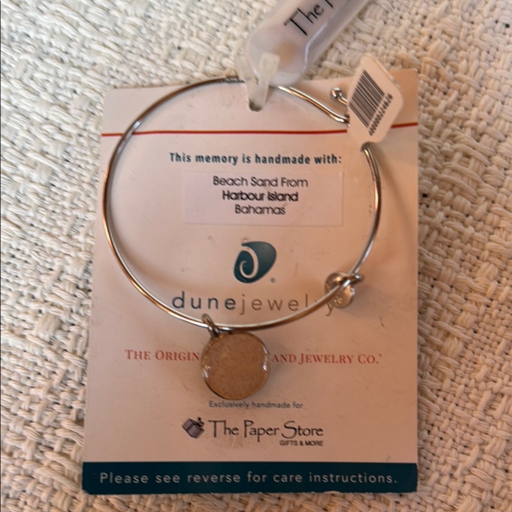 Dune Jewelry Beach Sand Harbour Island Bahamas Bracelet NWT